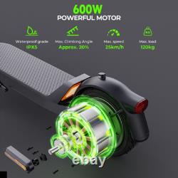 2026 600W Electric Scooter Adults Folding E-Scooter with APP & Shock Suspension