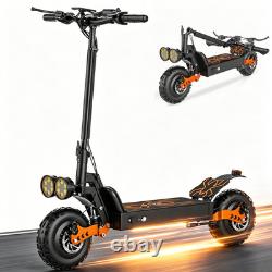 2400W 30MPH Motor Adult Electric Scooter 50 Miles Range Foldable Urban E-Scooter