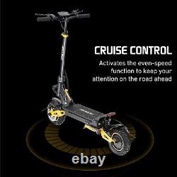 2400W Folding Dual Motor 48V20.8A Adult Electric Scooter 10 Road Tire E-Scooter