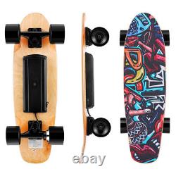 25.4'' Electric Skateboard 350W Standard Longboard+Wireless Remoter Adults hu03