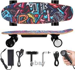 25.4'' Electric Skateboard 350W Standard Longboard+Wireless Remoter Adults hu03