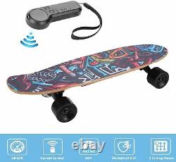 25.4'' Electric Skateboard 350W Standard Longboard+Wireless Remoter Adults hu03