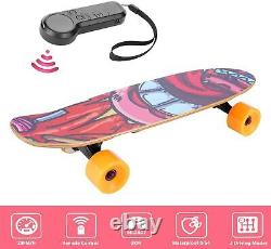 25.4'' Electric Skateboard 350W Standard Longboard+Wireless Remoter Adults hu09