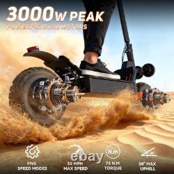 3000W Dual Motor Adult Electric Scooter 70 Miles Range Foldable Urban E-Scooter