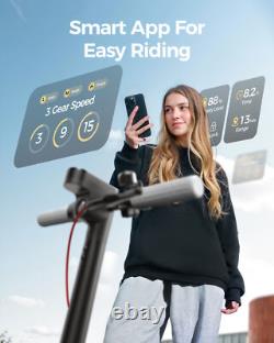 300W Electric Scooter for Adults Foldable E-Scooter with Shock Absorption & APP