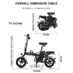 350W 48V Motor Adults Electric Scooter with Seat Folding E-Scooter Commuter