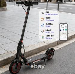 350W Adult Electric Scooter 16MPH Top Speed, 19-Mile Range, 8.5-Inch Tires