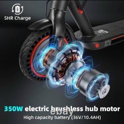 350W Adult Electric Scooter 16MPH Top Speed, 19-Mile Range, 8.5-Inch Tires