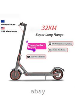 350W Adults Electric Scooter 36V 10.4Ah 8.5 Inch Outer Honeycomb Tires 30Km/H US