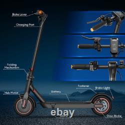 350W Commuter Electric Scooter For Adult 19MPH 20 Mile Range 8.5 Solid Tires