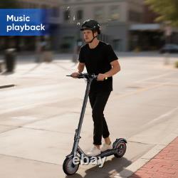 350W Commuter Electric Scooter For Adult 19MPH 20 Mile Range 8.5 Solid Tires
