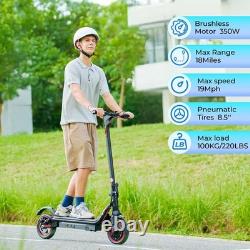 350W Commuting Electric Scooter for Adults Long Range 22MPH 8.5'' Tires with APP