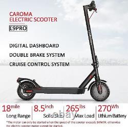 350W Electric Scooter Adult, Long Range Folding Escooter Safe Urban Commuting