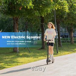 350W Electric Scooter With Seat 15MPH 18 Miles Long Range Foldable Kick E-Scooter