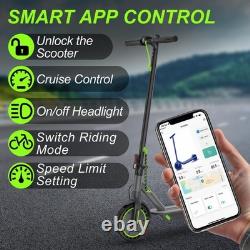 350W Electric Scooter for Adults, 8.5 19MPH Folding Green E-Scooter 21Miles