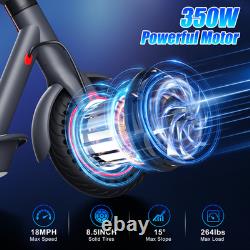 350W Electric Scooter for Adults, Up to 18 MPH, Folding E-Scooter, APP control