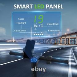 350W Electric Scooter with Seat, 17/25 Miles Range ESCOOTER with Storage Basket