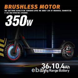 350W Foldable Electric Scooter for Adults & Teens Explosion-Proof Tires, Dual