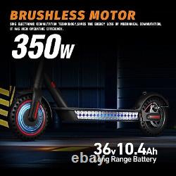 350W Foldable Electric Scooter for Adults Teens, Explosion-proof Tires, Dual Brake