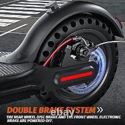 350W Foldable Electric Scooter for Adults Teens, Explosion-proof Tires, Dual Brake