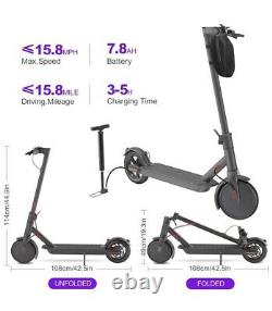 350W Motor Electric Scooter 15.6 MPH 18.6 Miles 8.5 Non-Pneumatic for Adult