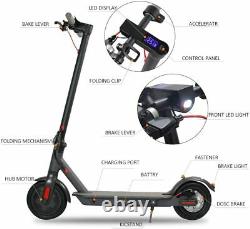 350W Motor Electric Scooter 15.6 MPH 18.6 Miles 8.5 Non-Pneumatic for Adult