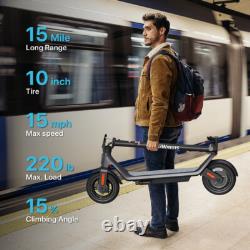 350w 10.2ah Electric Scooter For Adult Foldable E Scooter 30km &app Commuter