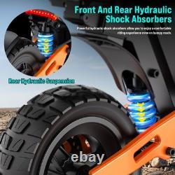 35MPH Electric Scooter for Adults 2000W Peak 48V 11'' Off-road E-Scooter 35Miles