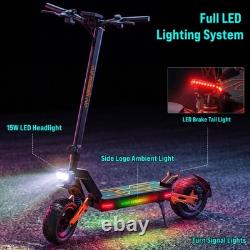35MPH Electric Scooter for Adults 2000W Peak 48V 11'' Off-road E-Scooter 35Miles