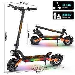 35MPH Electric Scooter for Adults 2000W Peak 48V 11'' Off-road E-Scooter 35Miles