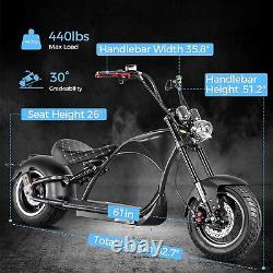 37Mph 2000W Electric Motorcycle for Adults 60V 30ah Lithium Battery Dual Brake