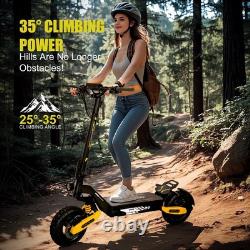 4000W Dual Motor Electric Scooter 45 MPH 60V Adults 42 Miles 11 Off-Road
