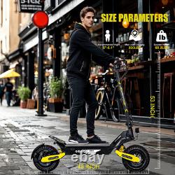 4000W Dual Motor Electric Scooter 45 MPH 60V Adults 42 Miles 11 Off-Road