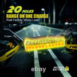 4000W Dual Motor Electric Scooter 45 MPH 60V Adults 42 Miles 11 Off-Road