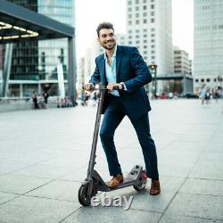40KM Long Range Adult Electric Scooter Folding 630W Motor Fast Speed EScooter