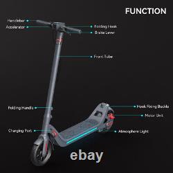 40KM Long Range Adult Electric Scooter Folding 630W Motor Fast Speed EScooter