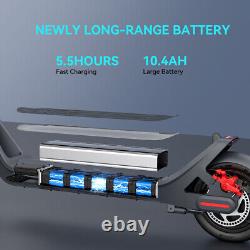 40KM Long Range Adult Electric Scooter Folding 630W Motor Fast Speed EScooter