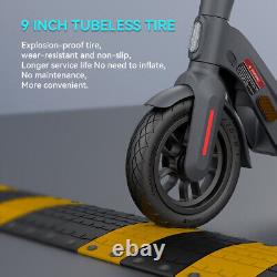 40KM Long Range Adult Electric Scooter Folding 630W Motor Fast Speed EScooter