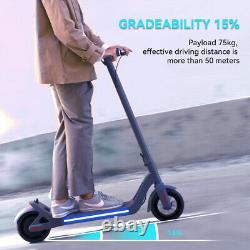 40KM Long Range Adult Electric Scooter Folding 630W Motor Fast Speed EScooter
