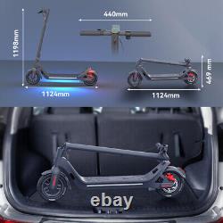 40KM Long Range Adult Electric Scooter Folding 630W Motor Fast Speed EScooter