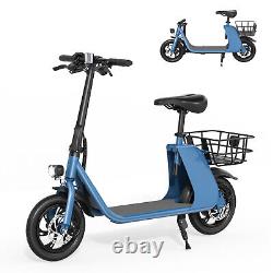 450W E-Scooter Sports Electric Scooter Adult with Seat Electric Moped Commuter