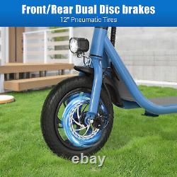 450W E-Scooter Sports Electric Scooter Adult with Seat Electric Moped Commuter