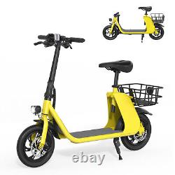 450W Ebike Sports Electric Scooter Adult with Seat Electric Moped E-Scooter US