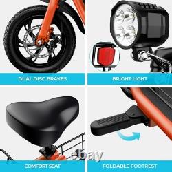 450W Electric Scooter with Seat for Pet Dog Cat Adult up to 20Miles 15.5MPH