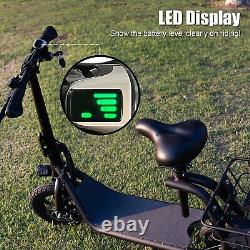 450W Folding Electric Scooter 15MPH 450W Urban Commuter Adult E-Scooter With Seat