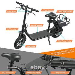 450W Folding Electric Scooter 15MPH 450W Urban Commuter Adult E-Scooter With Seat