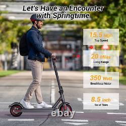 450W Sports Electric Scooter Adult withSeat Basket Electric Moped E-bike Commuter