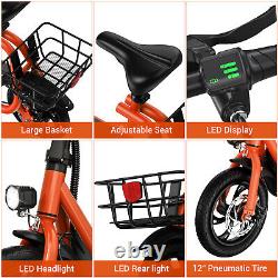 450W Sports Electric Scooter Adult with Seat Electric Moped Commuter E-Scooter