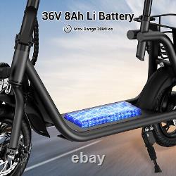 450W Sports Electric Scooter Adult with Seat Electric Moped Ebike E-Scooter NEW