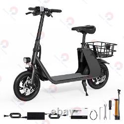 450W Sports Electric Scooter E-Scooter Adults with Seat Electric Moped Commuter